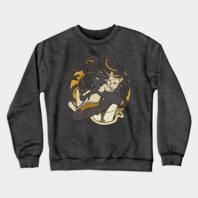 Medusa & Her Chimera Crewneck Sweatshirt by dcamorlinga